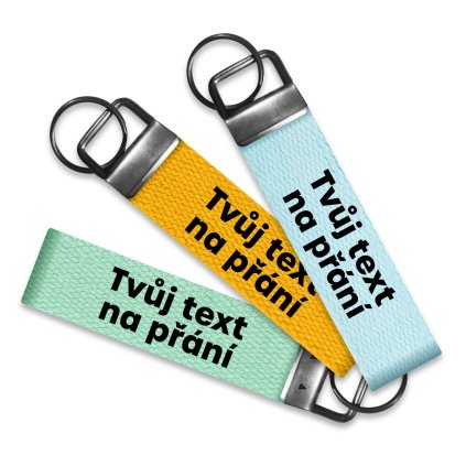 Hravatuzka klicenka s vlastnim textem cerny potisk 1