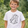 Hravatuzka Dinosaurus Omalovankove detske tricko 7