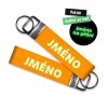 Hravatuzka klicenka se jmenem svitici ve tme oranzova