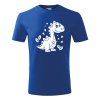 Hravatuzka tricko deti dino modra