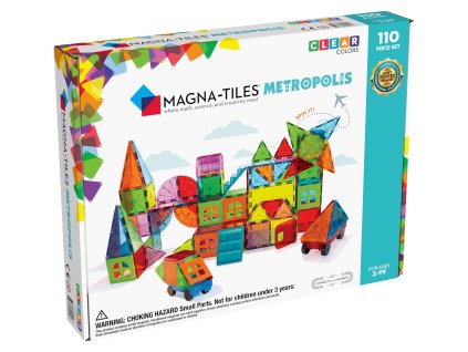 MagnaTiles Metropolis 110pc Carton Updated Waterfall Angle
