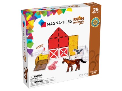 Magna Tiles IntlCompliance CHINA Farm 25pc Carton Angle f