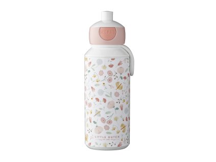 13819 flasa na pitie 400 ml kvety a motyle 1