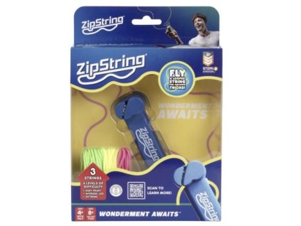 ZipString® Original – dokonalá patentovaná hračka na nekonečné triky a zábavu, nabíjanie cez USB-C, pre deti aj dospelých, 3 veľkosti šnúr