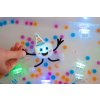 Glo Pals Kúpacia figúrka Party Pal - súprava s dvoma senzorickými kockami, ktoré svietia vo vode