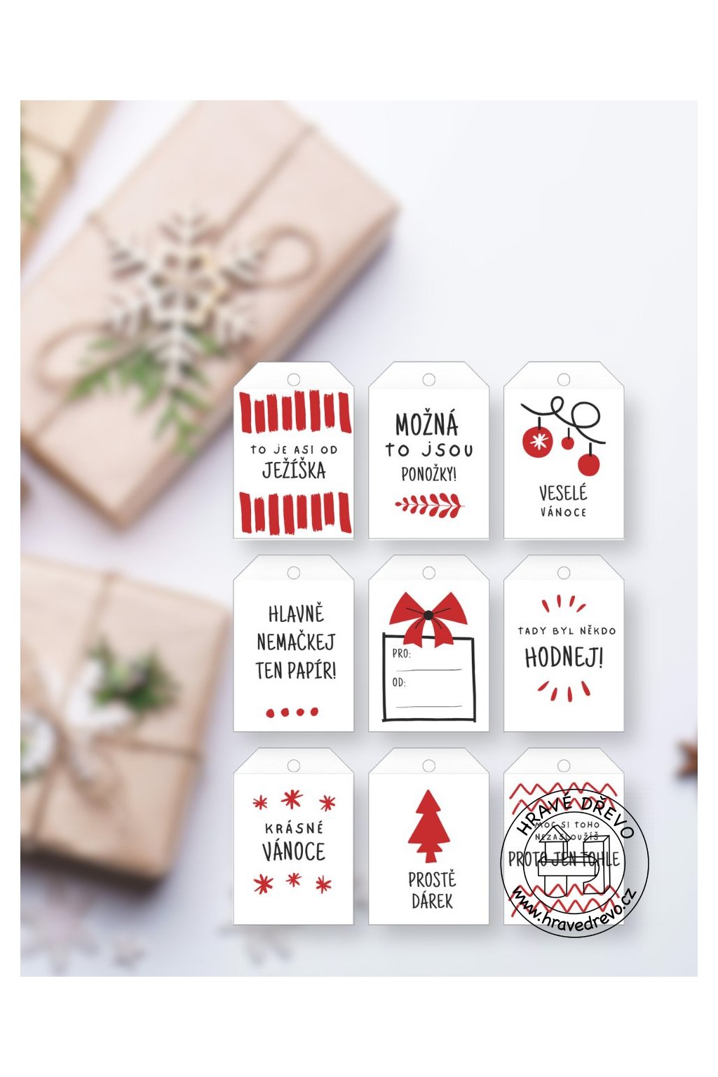 Christmas Holiday Gift Tags