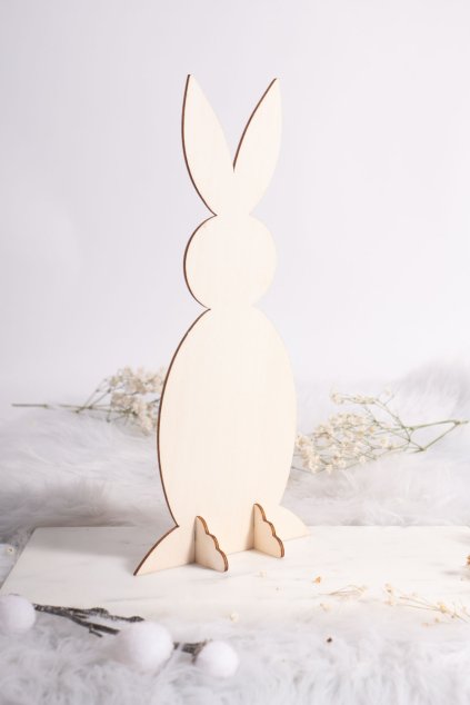 3D dekorace zajíc stojící velký