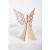 3D dřevěný dárkový andílek