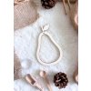 Dřevěný výřez na dotvoření - Hruška 15 cm