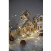 3D dekorace svítící domečky sada 5ks