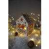3D dekorace svítící domeček na zavěšení 3