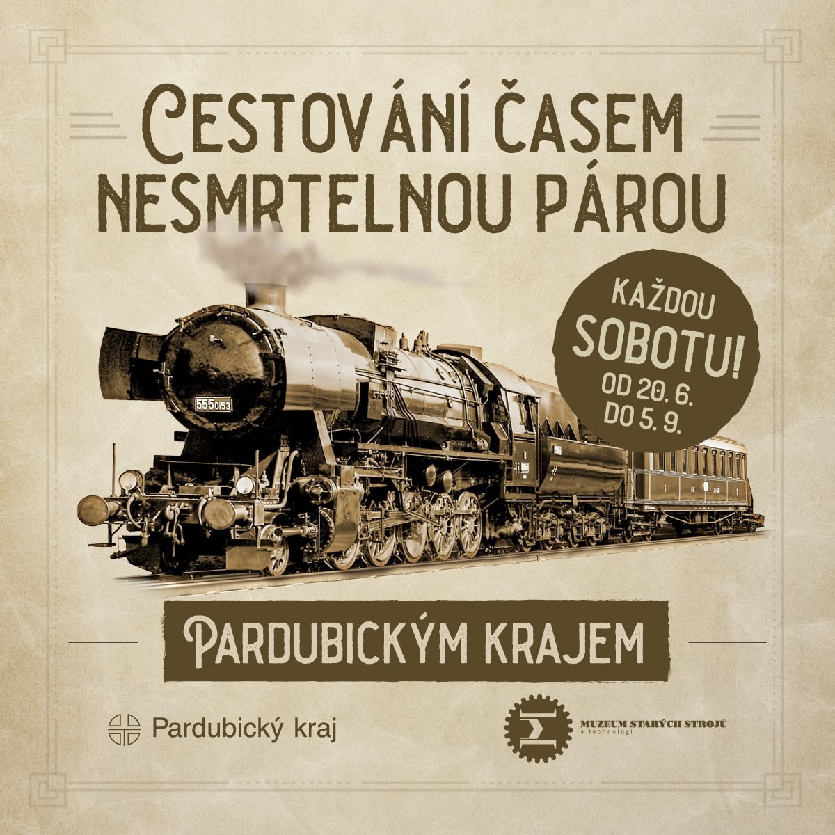 Králický expres 2026 — cestování časem nesmrtelnou párou pod Králickým Sněžníkem
