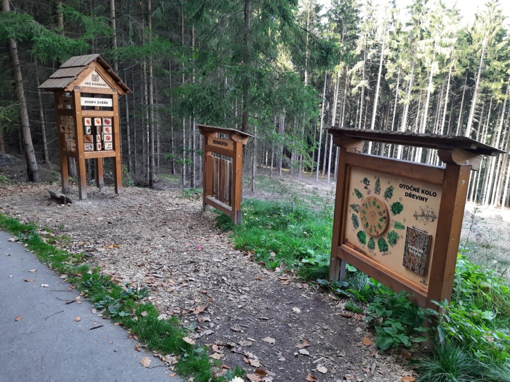 Chlumíčkova naučná stezka Hořice: les plný aktivit pro děti