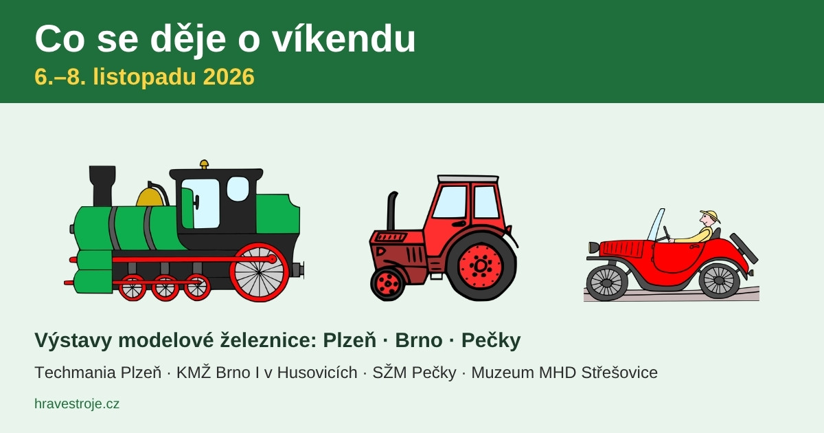 Co se děje o víkendu 6.–8. listopadu 2026