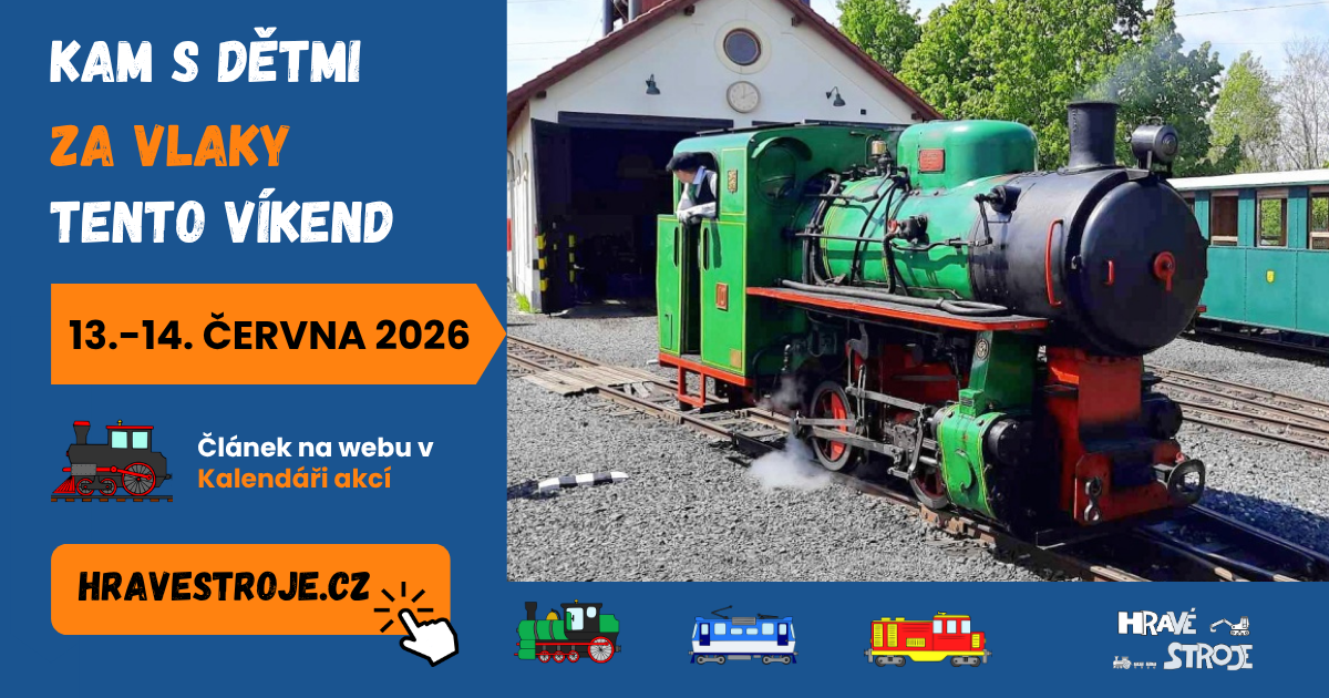 Vlakový víkend 13.–14. 6. 2026 — Turnovské depo, Mladějov, Čtyřmezí a další