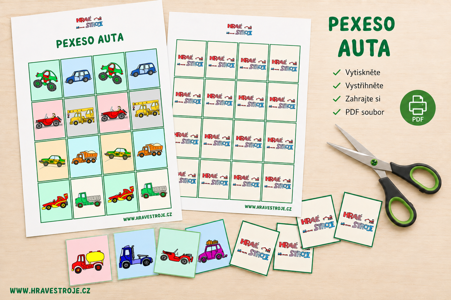 pexeso-auta-pdf-k-tisku