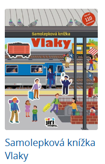 Samolepková knížka Vlaky