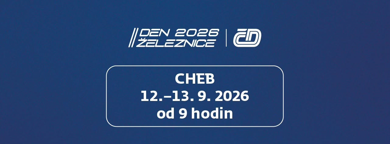 Národní den železnice 2026 v Chebu – areál Českých drah