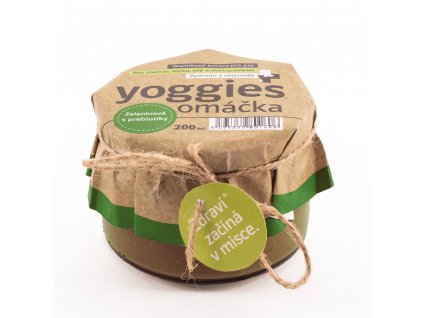 Yoggies Omacka pro psy se zeleninou bez masa 200ml