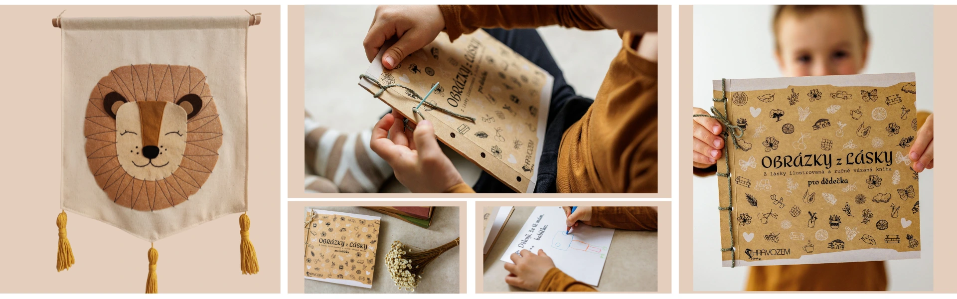 knihomolské tvoření pro děti, nástěnná dekorace lev