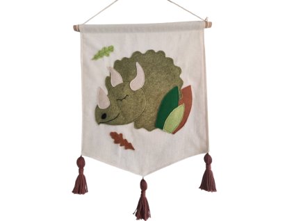 Nástěnná dekorace dinosaurus TRIXO