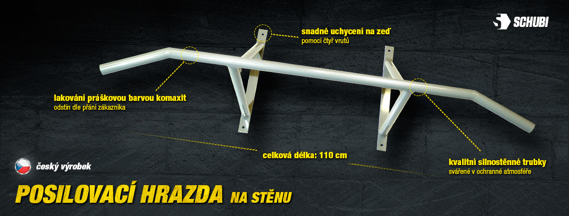 Hrazda na zeď Schubi