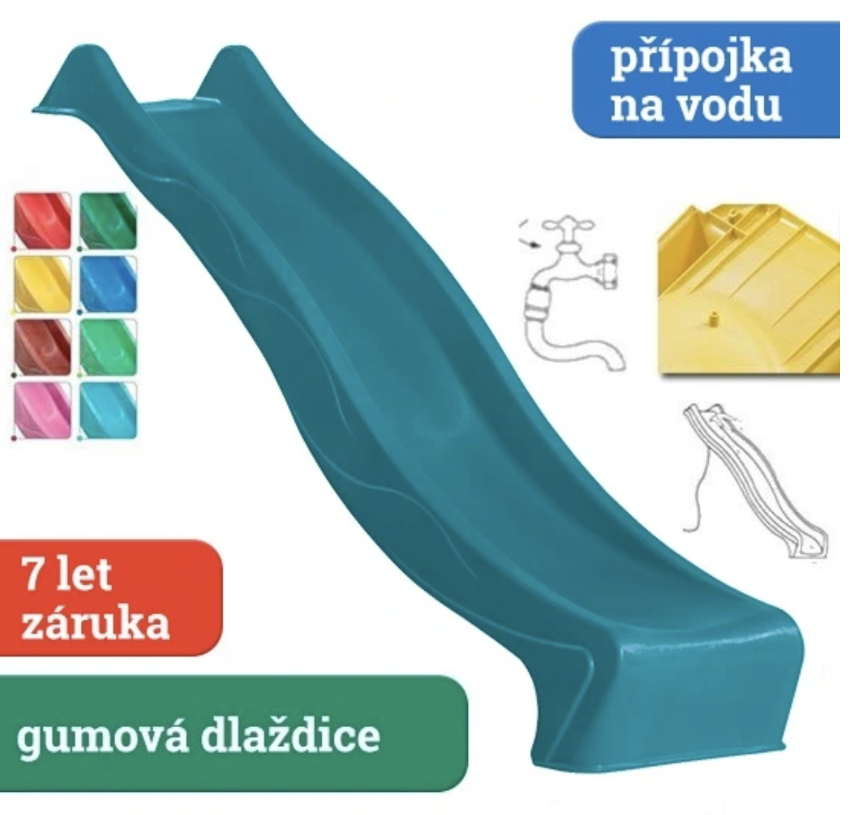 Skluzavky na zahradu