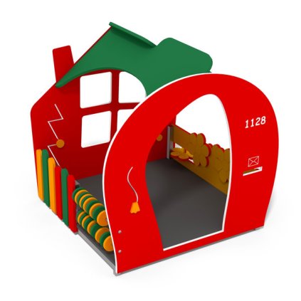 dětský domek z nerezu 12037