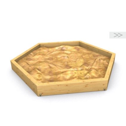 Šestihranné pískoviště Big 3x3 m