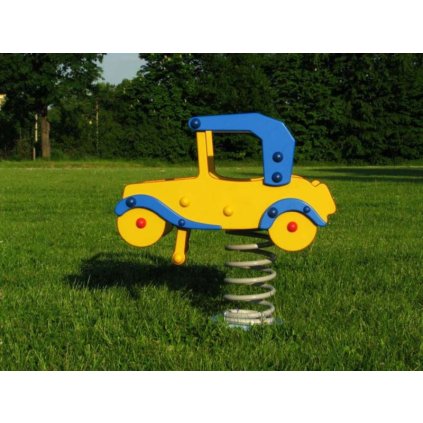 pružinová houpačka veterán