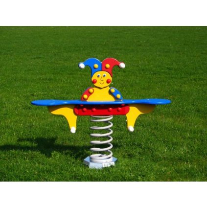 pružinová houpačka šašek