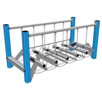 Řetězová lávka celokovová