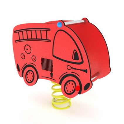 pruž. houpačka požární auto