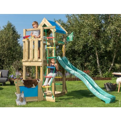 dětské hřiště Jungle Gym Viking se skluzavkou 01
