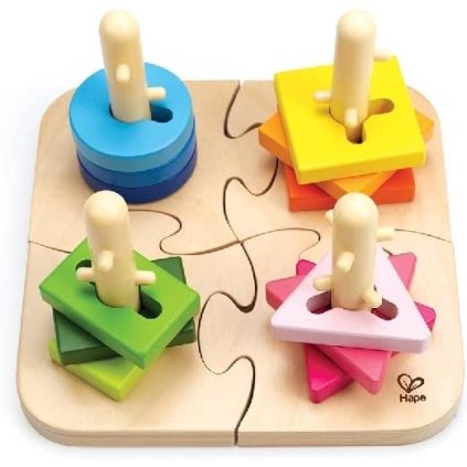 Montessori dřevěné puzzle