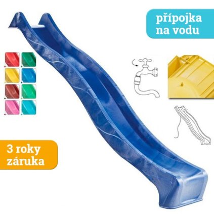 skluzavka Monkey´s Home Eko Line 2,90 modrá