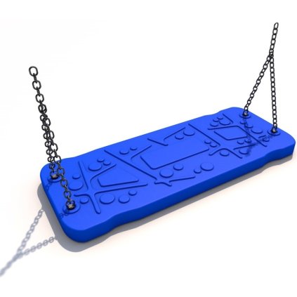 Houpačka modrá "oblouk"  pro veřejný sektor včetně řetězů