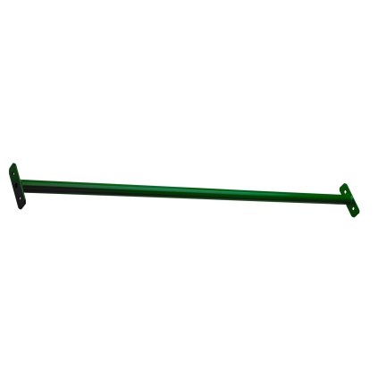 Hrazda kovová 125 cm zelená