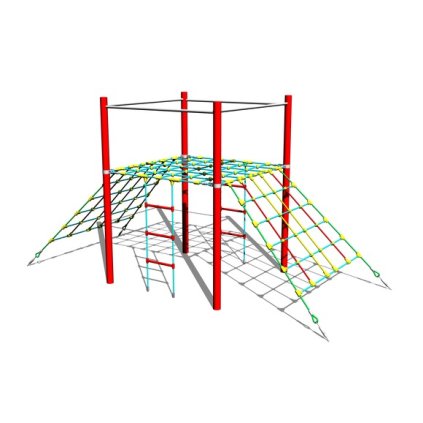 lanová průlezka 1,5 m s ocelovým výpletem