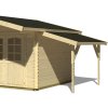 Přístřešek k zahradním domkům 4,3 m2