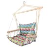 závěsné houpací křeslo s opěrkami Color