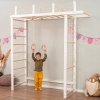 Montessori hřiště Swedish - dětské žebřiny v bílém provedení 09