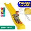 Skluzavka Monkey´s Home s přípojkou na vodu žlutá 2,28 m