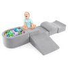 Dětský pěnový herní set s balónkovým bazénkem Grey 04