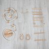 Montessori žebřiny White 08