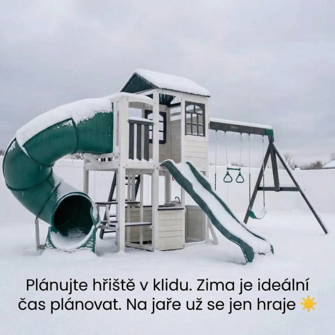 Nezoufejte, že je venku škaredě a nebo padá sníh ❄️ Zima je totiž ideální čas na plánování nového dětského hřiště 🛝 Na...