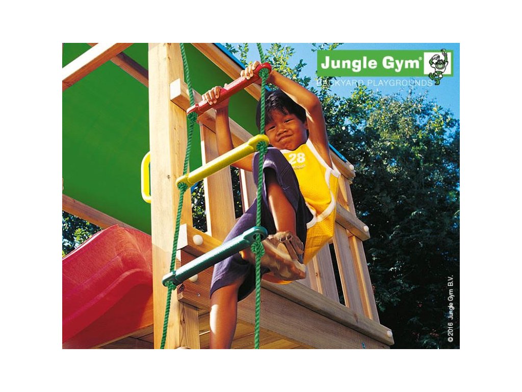 PŘÍSTAVEK K HRACÍ SESTAVĚ Jungle Gym 1 Step Module - provazový žebřík .