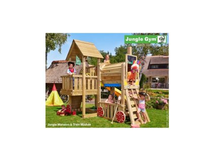 13628 hriste jungle cubby se skluzavkou a modulem minimarket