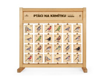 pexeso zvukove stolni ptaci na krmitku