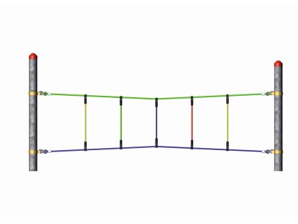 4591 7 r haiger obloukove lano, pro akatove sloupky